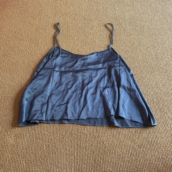 Skims Arctic Stretch Silk Crop Sleep Tank, Size 3X NWT - Picture 2 of 3